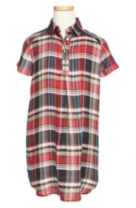 nordstrom anniversary sale freshman plaid shirt dress