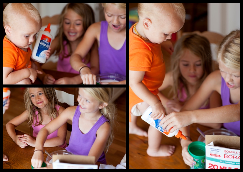 slime borax glue smelly belly tv sibling fun