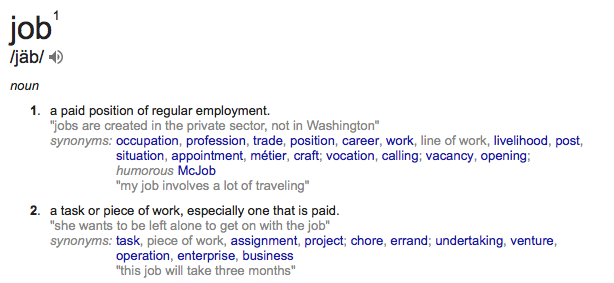 job definition