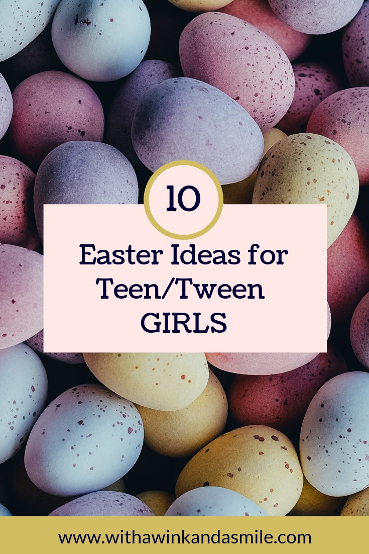 easter basket ideas for teen tween girls