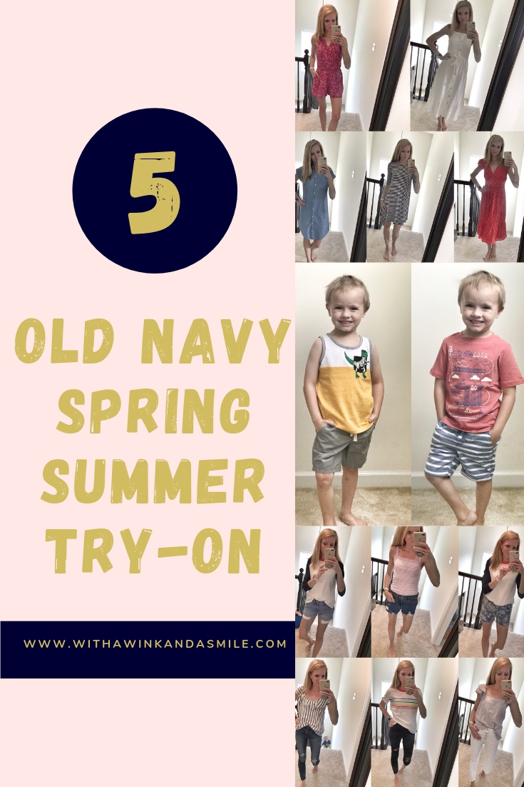 OLD NAVY SPRING SUMMER TRY ON STYLE FASHION